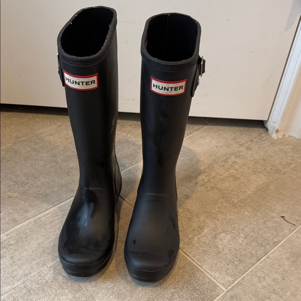 Hunter Classic Black Tall Boots